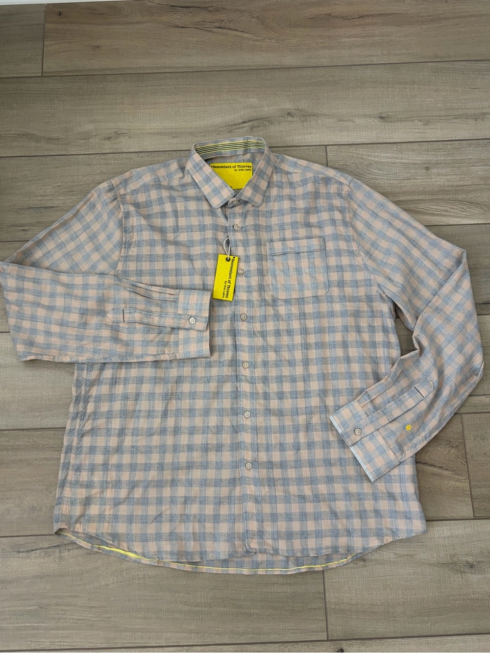 Descendant of Thieves Long Sleeve Button Down sz XXL NWT